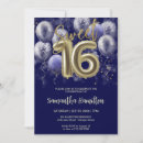 Search for royal blue gold sweet 16 invitations Sweet sixteen evite