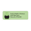 Search for cauldron return address labels Halloween