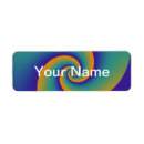 Search for abstract swirl return address labels Pattern