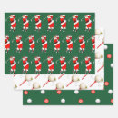 Search for christmas golf wrapping paper Red
