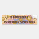 Search for feminist bumper stickers Car