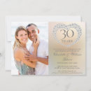 Search for pearl wedding anniversary invitations Simple