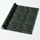Search for dark green christmas wrapping paper Tartan plaid