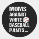 Search for baseball mom stickers White