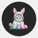 Search for cat easter stickers Cartoon