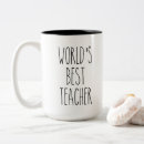 Search for world best teacher mugs Modern