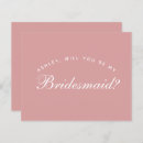 Search for bridesmaid dress cards invites Simple