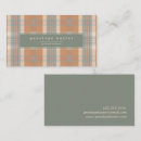 Search for plaid business cards Pink