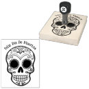 Search for sugar skull rubber stamps Calavera