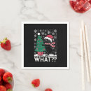 Search for black christmas napkins Xmas