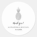 Search for pineapple wedding stickers Elegant