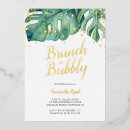Search for greenery brunch baby shower invitations Leaves