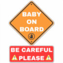 Search for child safety bumper stickers Baby on board