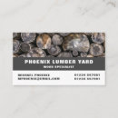 Search for timber logging business cards Lumberjack