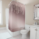 Search for rose gold shower curtains Brushed metal