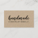 Search for artisan business cards Kraft