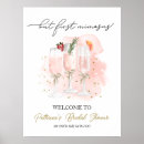 Search for brunch and bubbly welcome signs Calligraphy