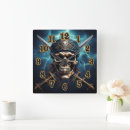 Search for pirate clocks Skull