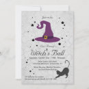 Search for witch invitations Black cat