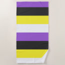 Search for black and white beach towels Stripes
