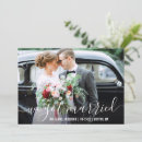 Search for bride wedding announcement cards We got married