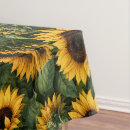 Search for the sunflower tablecloths Summer