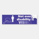 Search for invisible bumper stickers Disability