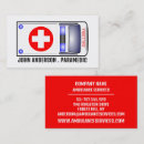 Search for ambulance business cards Emt