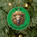 Search for leo zodiac christmas tree decorations Lion
