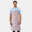 Search for candy cane decor aprons Red