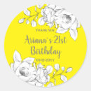 Search for yellow and gray stickers Girly