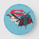 Search for super hero clocks Superman dog