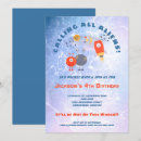 Search for blue alien invitations Space