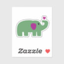 Search for cartoon elephants stickers Cute animals