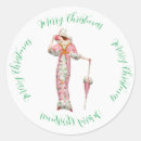 Search for vintage fashion stickers Merry christmas