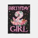 Search for girl birthday blankets Par