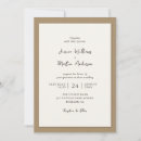Search for brown kraft paper wedding invitations Minimalist