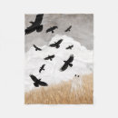 Search for halloween blankets Crow