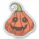 Search for pumpkin character stickers Halloween