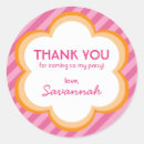 Search for orange stripe stickers Birthday