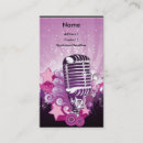 Search for mic business cards Singing