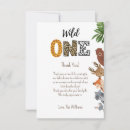 Search for wild one thank you cards Gender neutral