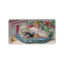 Search for victorian cat return address labels Kitten