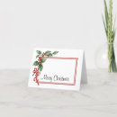 Search for holly leaves christmas cards Simple