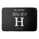 Search for monogram bath mats Newlyweds