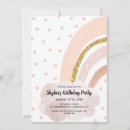 Search for toddler girl birthday invitations Rainbow