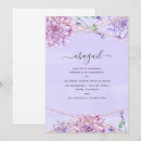 Search for geometric birthday invitations Purple