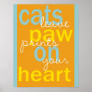 Search for paw prints posters Cat
