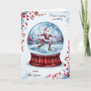 Search for winter snow globe christmas cards Santa claus