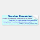 Search for secular bumper stickers Humanist